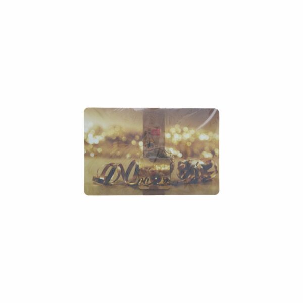 Individual Navidad Set X 4 Con Posavaso Esfera Dorado JOY 43,5 X 28,2 Cm