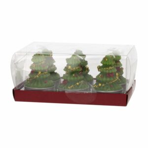 Vela De Árbol De Navidad Verde JOY 6,3 Cm