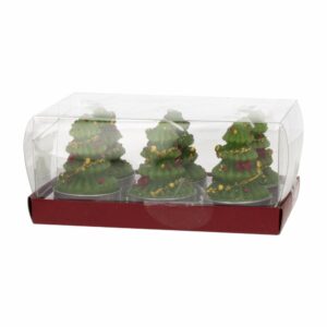 Vela De Árbol De Navidad Verde JOY 6,3 Cm