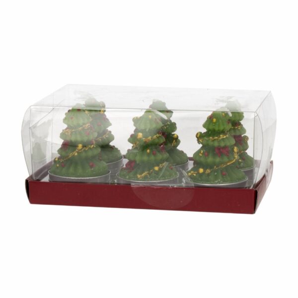 Vela De Árbol De Navidad Verde JOY 6,3 Cm
