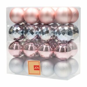 Set De Bombillos Plata Y Rosa JOY X 32 UdS