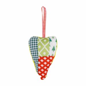 Colgante De Corazón Parche Merry & Bright JOY 13 Cm