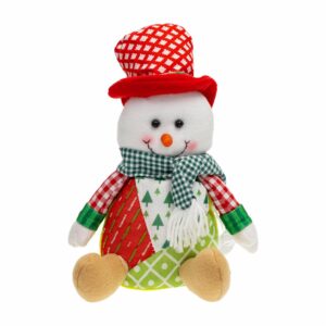 Muñeco De Nieve Sentado Merry & Bright JOY 20 x 28 Cm