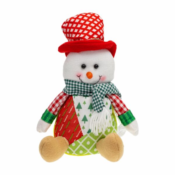 Muñeco De Nieve Sentado Merry & Bright JOY 20 x 28 Cm