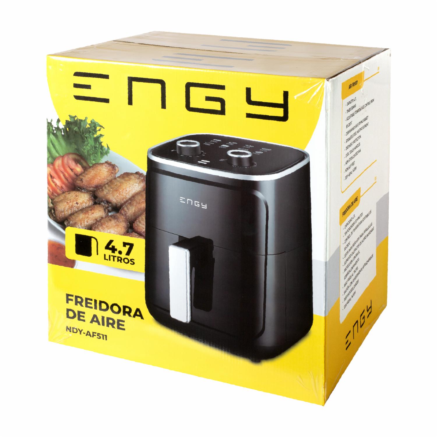 Air Fryer 1400 Watts Manual NDY-AF511 ENGY 4,7 Litros - Imagen 4