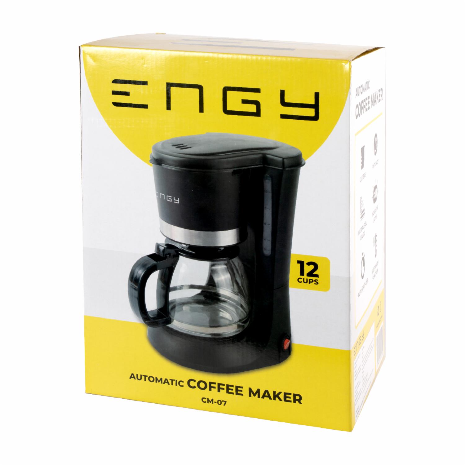 Cafetera Eléctrica Con Antigoteo CM-07 ENGY 12 Tazas - Imagen 2