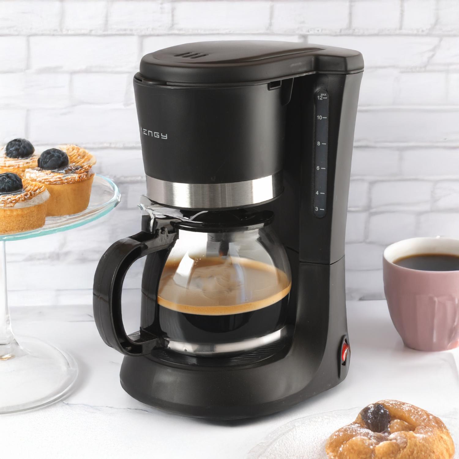 Cafetera Eléctrica Con Antigoteo CM-07 ENGY 12 Tazas - Imagen 4