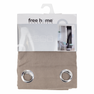 Cortina Velvet Café FREE HOME 230 X 140 Cm
