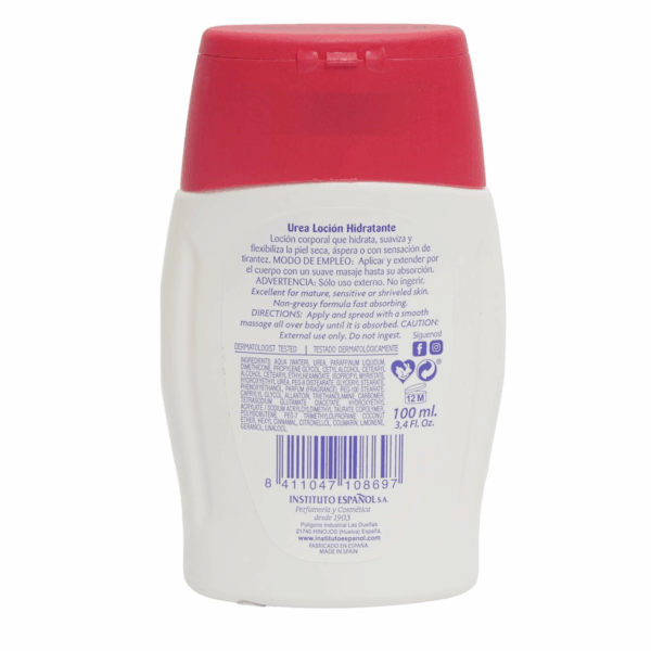 Crema Corporal Hidratante A Base De Úrea INSTITUTO ESPAÑOL Presentación De 100 Ml - Imagen 4