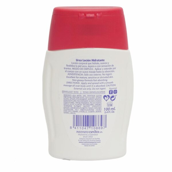 Crema Corporal Hidratante A Base De Úrea INSTITUTO ESPAÑOL Presentación De 100 Ml - Imagen 3