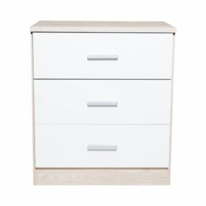 Velador 3 Cajones Couple Blanco FABRIKIT MDF