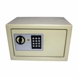 Caja Fuerte Color Gris Con 2 Llaves KYWI Mediana