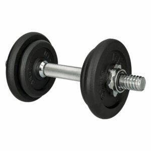 Juego De Pesas + Barra De Metal RISING 10 Kg