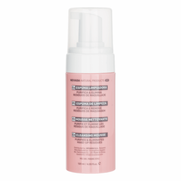 Limpiador Facial Mousse Rose & Hamamelis NEVADA 120 Ml - Imagen 4