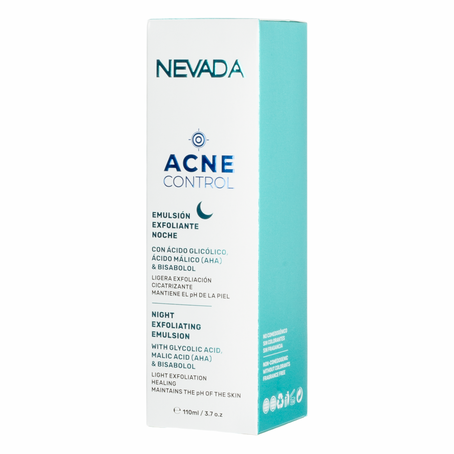 Exfoliante Facial En Emulsión Noche Acne Control NEVADA 110 Ml - Imagen 6
