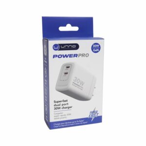 Cargador De Pared Carga Rápida Puerto Dual Tipo C UNNO TEKNO 30 W