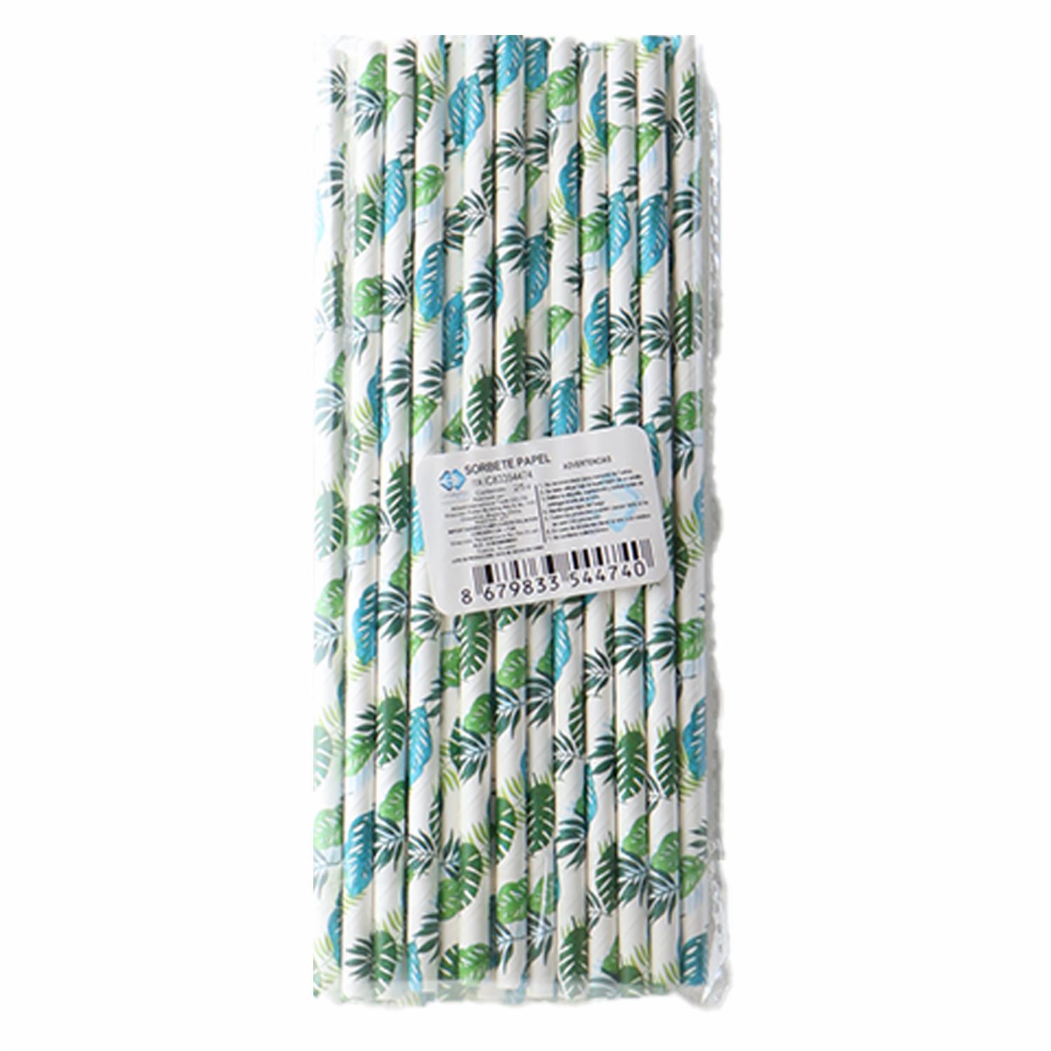 Sorbetes De Papel Diseño Hojas IMPORTADORA CUMPLEAÑOS X 25 Uds - Imagen 2