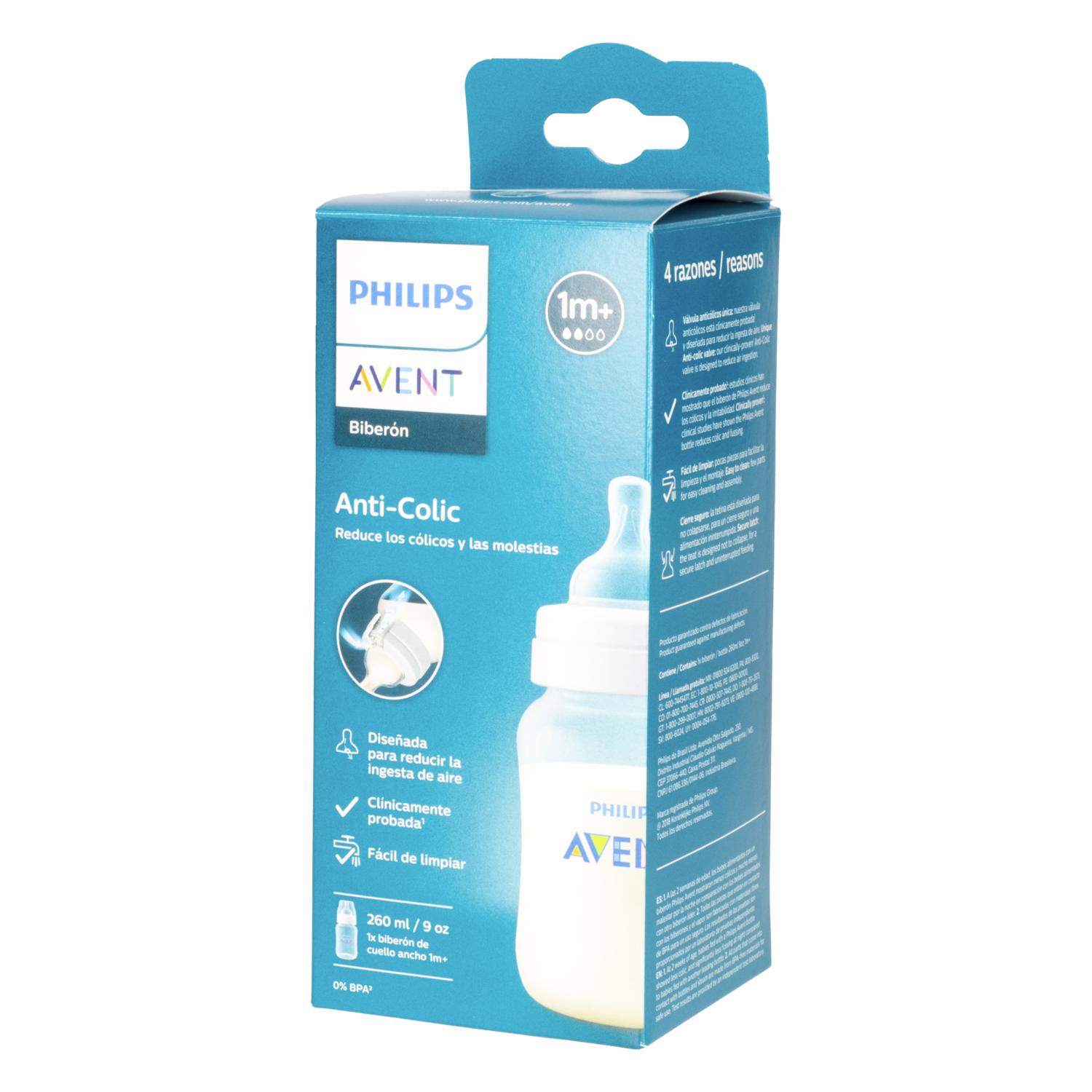 Biberón Anticólicos 9 Oz PHILIPS AVENT 260 Ml