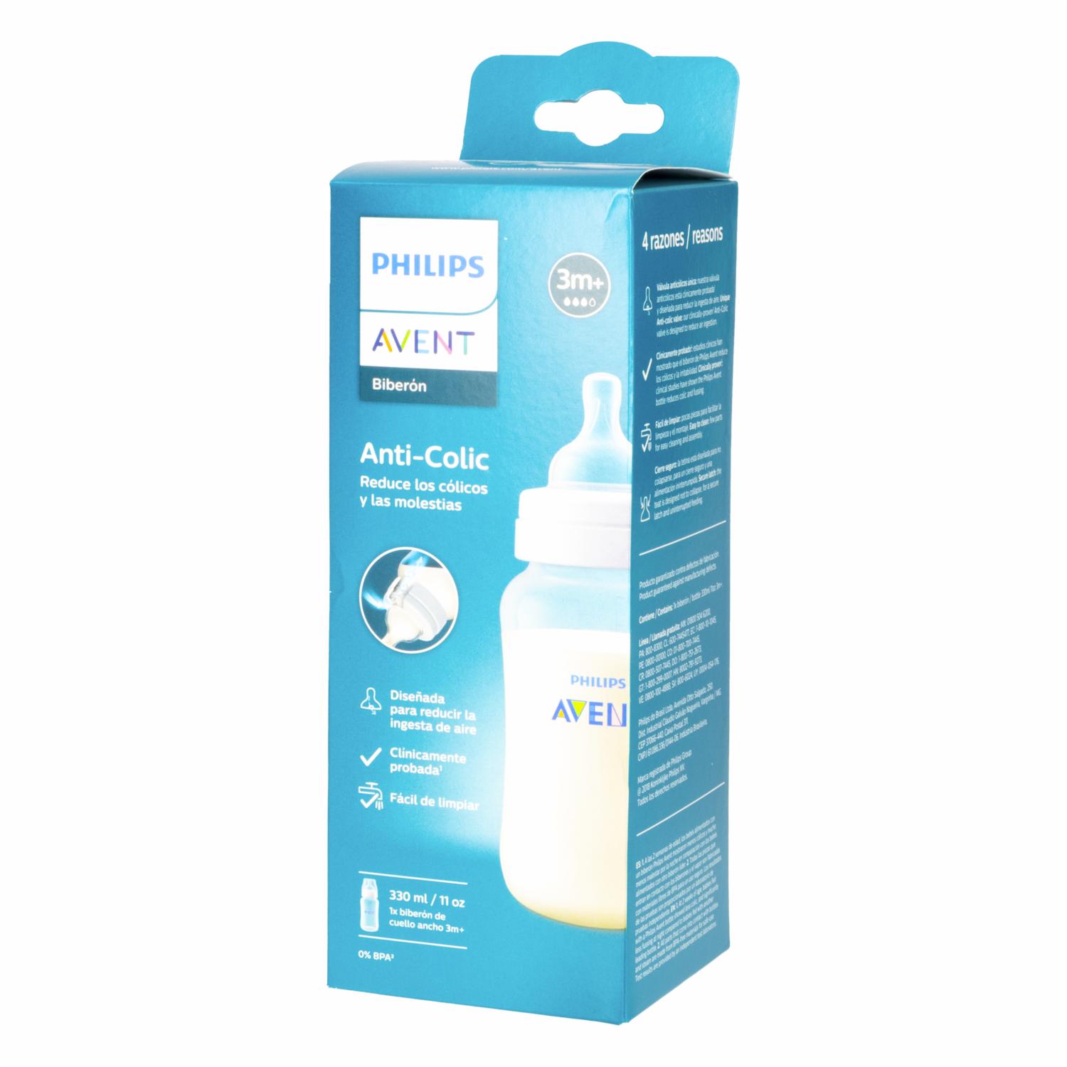Biberón Anticólicos 11 Oz PHILIPS AVENT 330 Ml