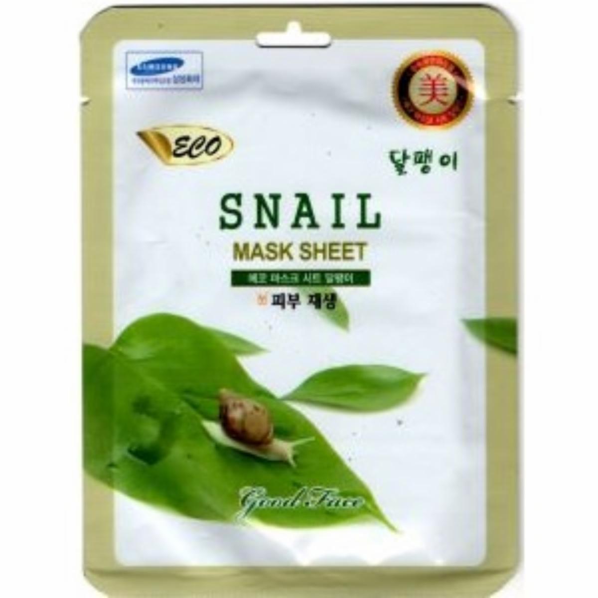 Mascarilla Facial Face Eco Snail . GOOD FACE 24 Gr