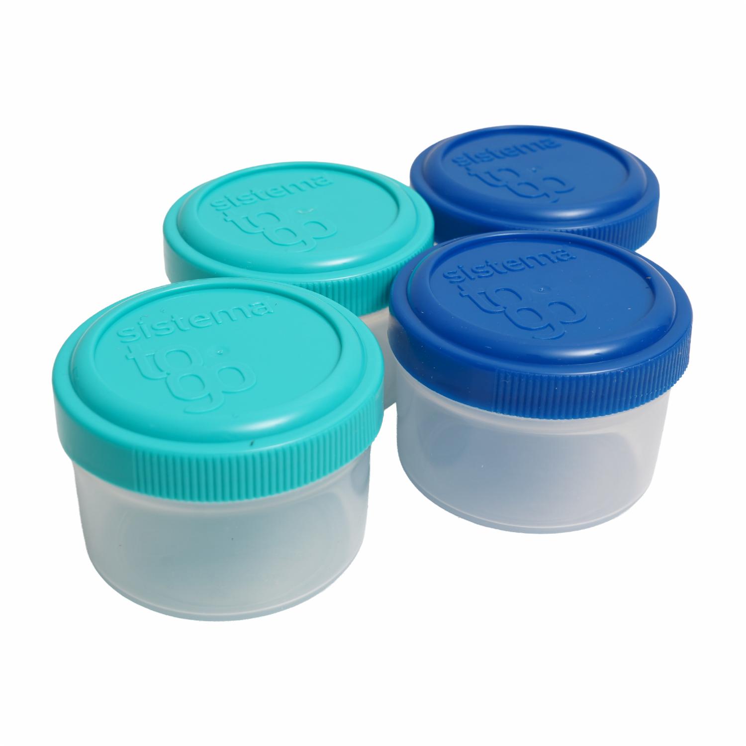 Set Frascos Sistema To Go RUBBERMAID 4×250 Ml