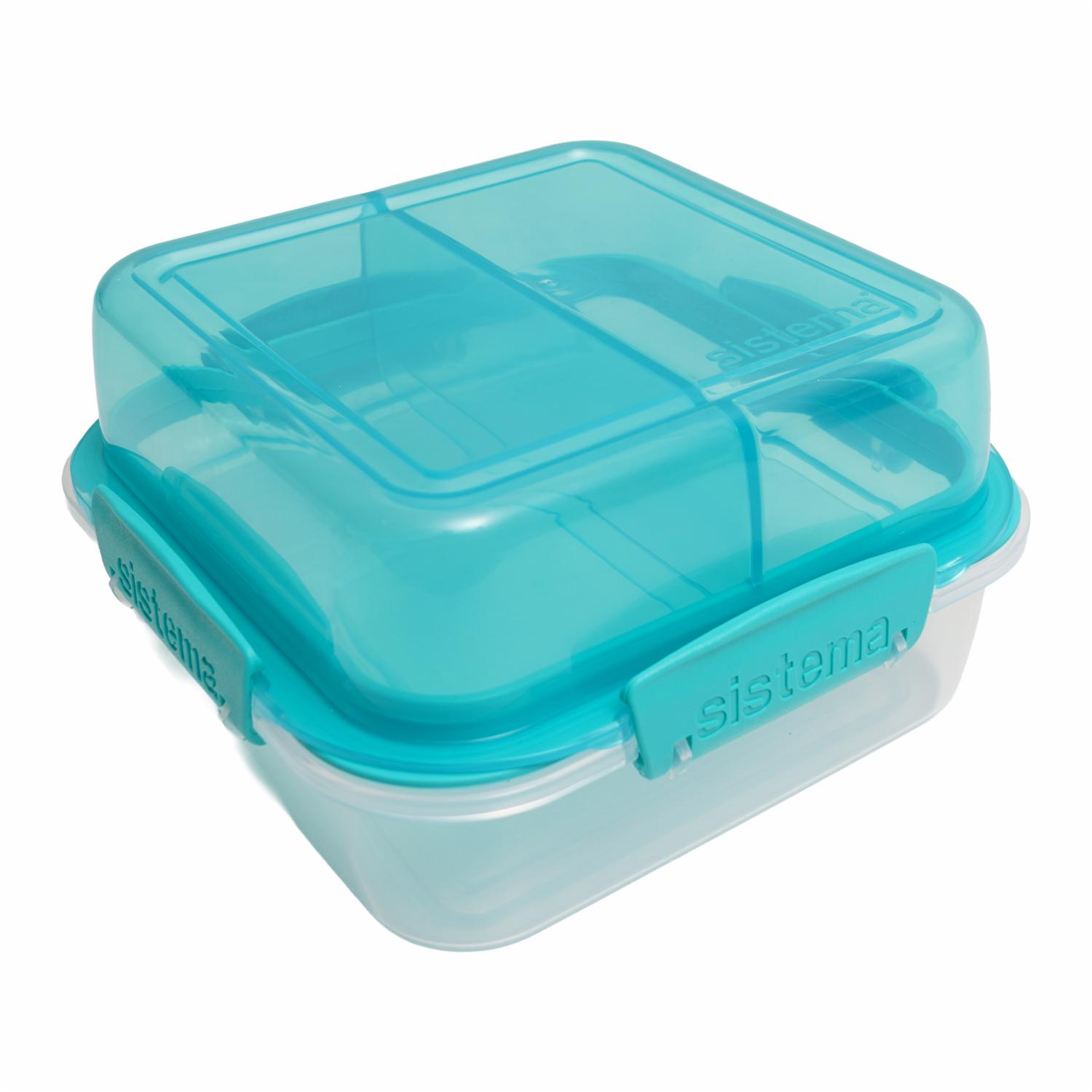 Porta Alimentos Cuadrado Sistema To Go RUBBERMAID 1.24 Litros - Imagen 2