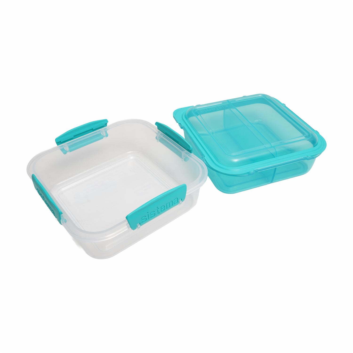 Porta Alimentos Cuadrado Sistema To Go RUBBERMAID 1.24 Litros - Imagen 3