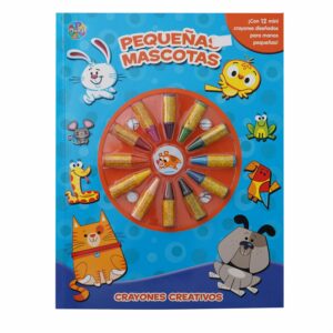 Libros Pequeñas Mascotas Crayones MR.BOOKS 23 Páginas