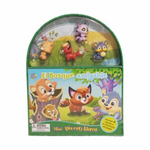Libro El Bosque Amigable Mini Divertilibros PHIDAL 5 Páginas