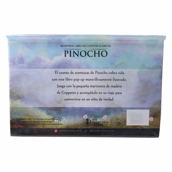 Libro Pop Up Clasico Pinocho SIN FRONTERAS 15 Páginas - Imagen 2