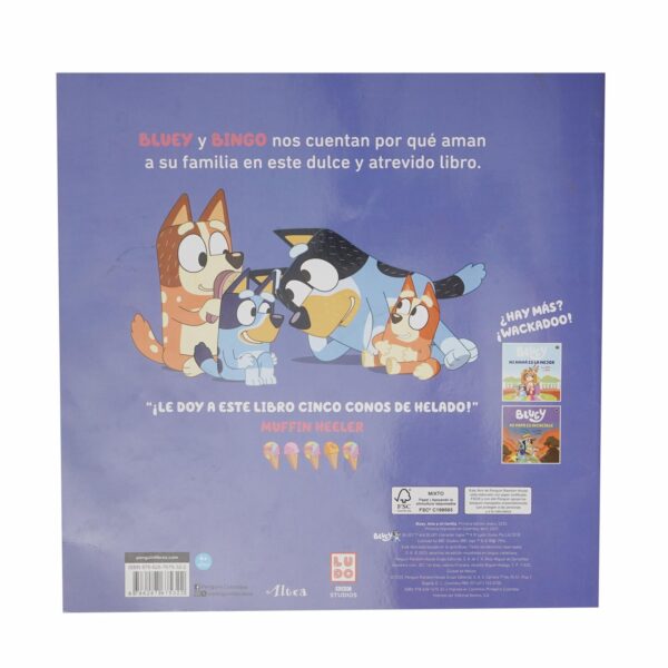 Libro Bluey. Amo A Mi Familia PENGUIN 25 Páginas - Imagen 2