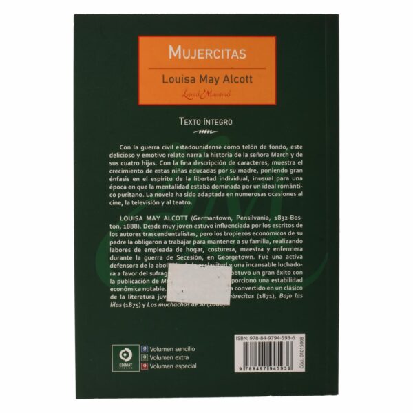 Libro Mujercitas EDIMAT 258 Páginas - Imagen 2