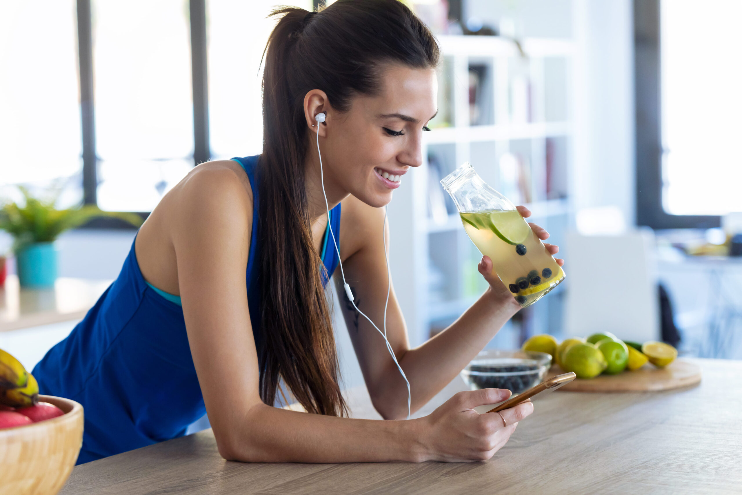 Bebida Detox Refrescante: Limonada con Pepino y Menta