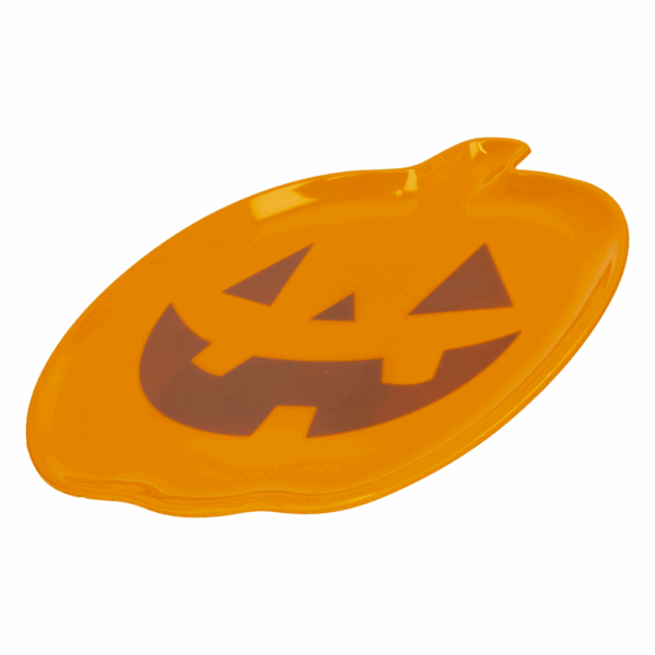 Plato Tendido Diseño Calabaza Halloween PARTY TIME 1 Pieza - Imagen 4