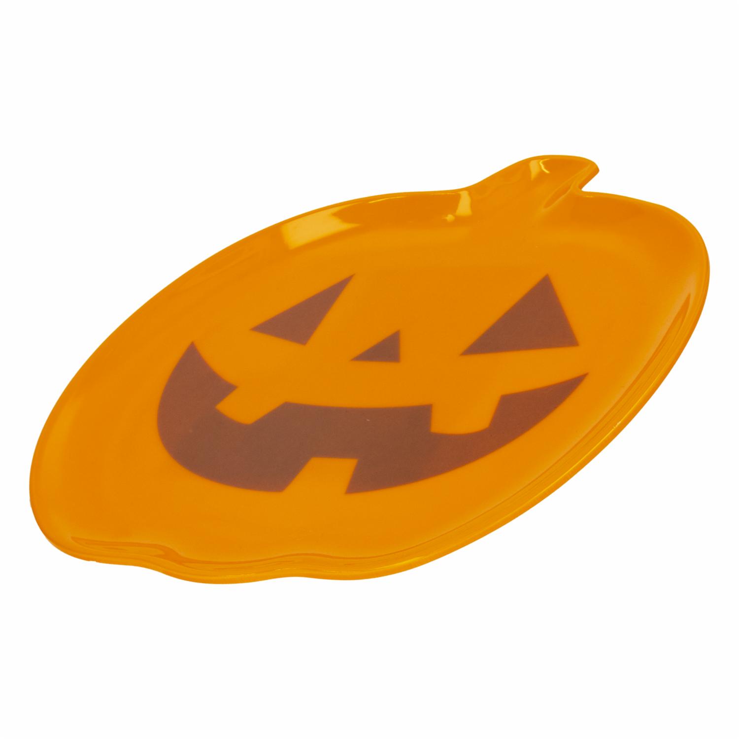 Plato Tendido Diseño Calabaza Halloween PARTY TIME 1 Pieza - Imagen 3
