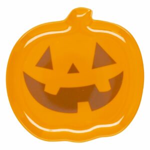 Plato Tendido Diseño Calabaza Halloween PARTY TIME 1 Pieza