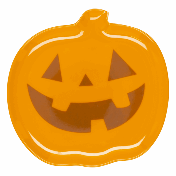 Plato Tendido Diseño Calabaza Halloween PARTY TIME 1 Pieza - Imagen 2