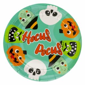 Plato Tendido Diseño Halloween Hocus Pocus PARTY TIME 10 Piezas