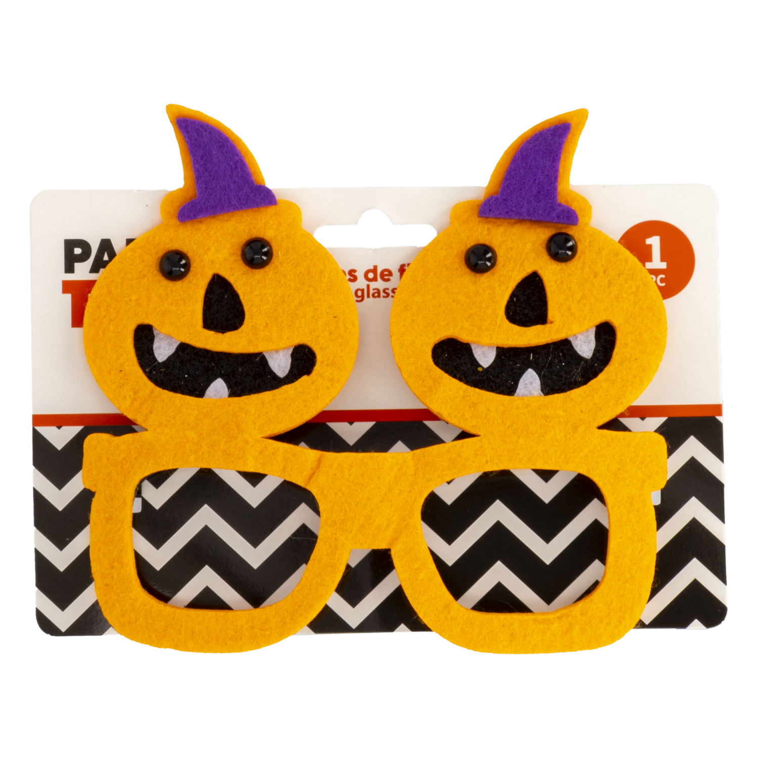 Lentes Halloween Diseño Calabazas PARTY TIME 1 Pieza - Imagen 2