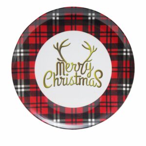 Plato Navideño Colección Reno Merry Christmas JOY 27,94 Cm