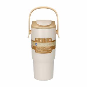 Vaso Termico Con Agarradera Rosado HY3 600 Ml