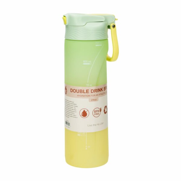 Tomatodo Doble Drink Sport Amarillo Verde HY3 710 Ml