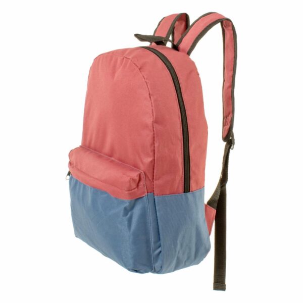 Mochila Básica Azul Rojo NINGBO Mediana - Imagen 3