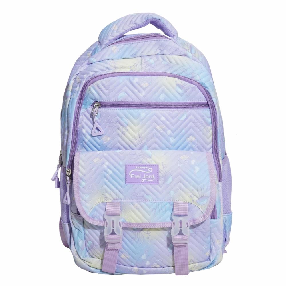 Set Mochila Lonchera Y Cartuchera Morado MY WAY Set X3 - Imagen 2