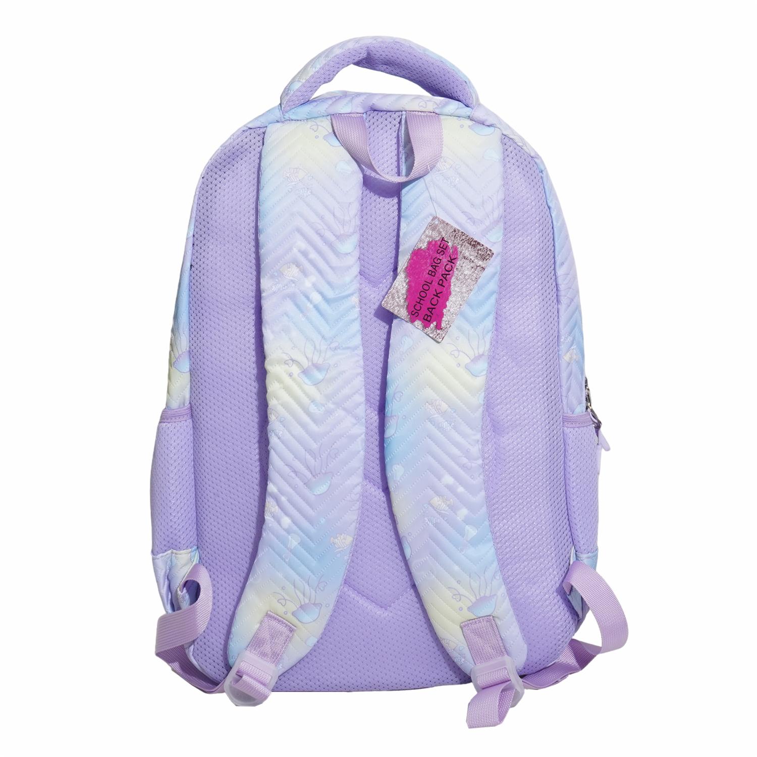 Set Mochila Lonchera Y Cartuchera Morado MY WAY Set X3 - Imagen 3