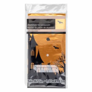 Mantel De Aluminio Con Diseño De Halloween WANGQIANG PARTY 1 Piezas