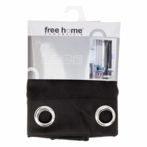 Cortina De Área Black Out Negro FREE HOME 230X133 CM