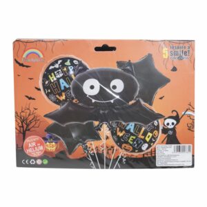 Globo Murciélago Halloween JASON BALLOONS 5 Piezas