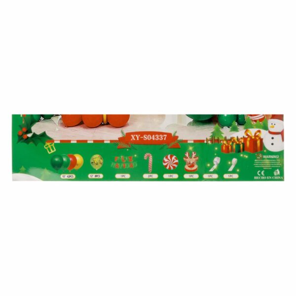 Globos Feliz Navidad Set JIESHENG BALLOON X 56 Piezas - Imagen 3
