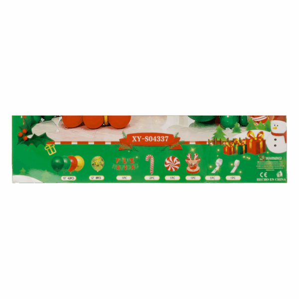 Globos Feliz Navidad Set JIESHENG BALLOON X 56 Piezas - Imagen 4